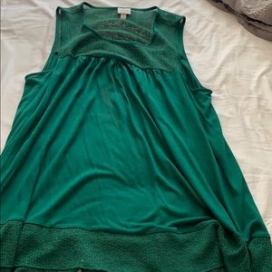 Green woman’s blouse